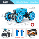 ZWN 1:12 / 1:16 4WD RC Car Radio Gesture Induction Music Light Stunt Remote Control Car off-Road Control Boys Toys for Children