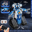 MOULD KING 15059 Technical Toys The APP&RC Motorized Robot With Led Part Model Intelligent Building Blocks Kids Christmas Gift