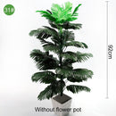 Multiple Green Large Artificial Palm Tree Plastic Plants Garden Home Outdoor Decorations Scutellaria Tropical Tree Fake Plants