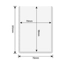 35pt Top Loader 3X4" Game Cards Outer Sleeves Protector Board Gaming Trading Card Plastic Collect Holder Toploader Sports Card