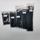 500pcs/Lot Cable Ties 3x60 3x80 3x100 3x120 3x150 Combination Set Self-Locking Plastic Nylon Wire Cable Zip Ties Black or White