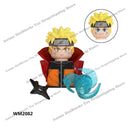 WM6109 Naruto blocks anime Sasuke Kakashi Madara Zetsu Might Guy Rock Lee mini action toy figures Assemble bricks toys kid gifts