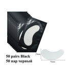 50/100pairs Eyelash Extension Paper Patches Grafted Eye Stickers 7 Color Eyelash Under Eye Pads Eye Paper Patches Tips Sticker
