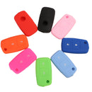 Jingyuqin 2/3B Silicone Car Key Cover For Volkswagen VW Golf 4 5 6 7 Jetta POLO Passat Superb Tiguan Beetle Touran Skoda Seat