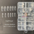 Gel Nails Extension System Full Cover Sculpted Clear Stiletto Coffin False Nail Tips 240pcs/bag
