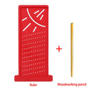 Woodworking Tools Carpentry Scribe Mark Line Gauge T-Type CrossOut Carpenter Angle Ruler Precision Measurement Manual Work Tools