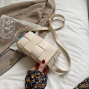 Pu Leather Woven Small Waist Bags For Women Luxury Brand Shoulder Bag New Trend Women Hand Bag 2022 Messenger bag Female Purses