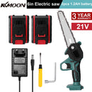21V/48VF Electric Chainsaw 1/2 Battery Portable Pruning Chain Saw Small Wood Spliting One-handed Woodworking Garden Power Tool