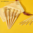 8/13Pcs Natural Makeup Brushes Soft Fluffy Hair Brushes Contour Eyeshadow Make Up Brushes Foundation Powder Beauty Tool Blending