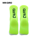 NW-GIRO 2022 New Cycling Socks Bike Nurse Compression Road Bike Running Mtb Knee-high White Sports Funny Brand Black