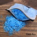 1000PCS Disposable Rubber Band Hairband For Children Ponytail Hairs Ties Colourful Elastic Hair Bands Baby Hair Accessories
