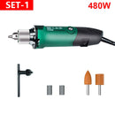 High-Power Engraver Electric Drill Engraving Dremel Rotary Tool 260W/480W Machine With Flexible Shaft 6-Position Variable Speed