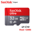 SANDISK Ultra 256GB Micro SD 128GB Memory Card 64GB 32GB Micro SD Card SD/TF Flash 512GB 1TB 400GB Microsd for Phone Extreme Pro