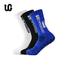 UGUPGRADE 2023 New ANTI SLIP Football Socks Mid Calf Non Slip Soccer Cycling Sports Socks Mens Warm Sock EU38-44