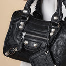 Girl Shoulder Bags Black Hand Bags New Arrival Mini Small Motorcycle Bags Crossbody for Women Soft Pu Leather Brand Handbag lady
