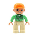 Big Size Action Figures City Princess Policemen Family Building Block Doll Character Accessory Toys Assembly Children Kids Gift