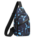 Men Anti Theft Chest Bag Shoulder Bags USB Charging Crossbody Package School Short Trip Messengers Bags Men&