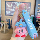 Fashion Star Kirby Plush Toys Keychain Chilkdren Toy Cute Pink Kirby Keychain Car Pendant Key Chain Woemen Keychains Toys Gifts