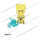 WM6109 Naruto blocks anime Sasuke Kakashi Madara Zetsu Might Guy Rock Lee mini action toy figures Assemble bricks toys kid gifts