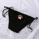 Sexy Bandage Lolita Panties Low Waist Lingerie Cute Claw Women&
