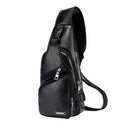 Men Anti Theft Chest Bag Shoulder Bags USB Charging Crossbody Package School Short Trip Messengers Bags Men&