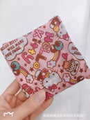 Sanrio Hello Kitty Small Folding Shopping Bag Melody Polyester Eco Bag Cartoon Shoulder Bag Handbag
