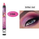 Pearlescent Eyeshadow Pen 12 Colors Lasting Waterproof Not Blooming Shiny Glitter Silkworm Gel Pen Eye Shadow Pencil Cosmetic