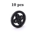 MOC Gear Series Gear Rotating Platform Gear Rack and Gear Differential High-tech Parts Small Particles Building Blocks Toys