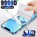 4PCS Full Cover Hydrogel Film On The For iPhone 13 12 11 For iPhone X XR XS MAX 6 7 8 Plus 11 12 13 14 Pro Max Screen Protector