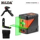 2 Lines Laser Level Self Levelling Green Beams Laser Horizontal & Vertical Cross-Line