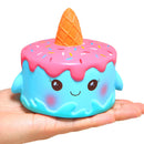 Jumbo Cute Popcorn Cake Hamburger Squishy Unicorn Milk Slow Rising Squeeze Toy Scented Stress Relief for Kid Fun Gift Toy