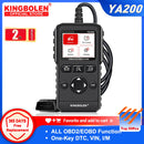 KINGBOLEN YA200 OBD2 Scanner Professional Auto Engine System Diagnostic Tool Lifetime Free Automotive DTC Lookup Code Reader