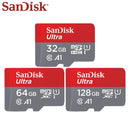100% Original SanDisk Micro SD Card Class 10 TF Card 32GB 64GB 128GB Up to 98MB/s Memory Card for Phone Tablet Flash Card