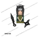 WM6109 Naruto blocks anime Sasuke Kakashi Madara Zetsu Might Guy Rock Lee mini action toy figures Assemble bricks toys kid gifts