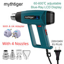 Heat Gun 2000W Professional Hot Air Gun with 2 Temperature Modes Hands-Free Stand Built-in Ideal for Stripping Paints Soldering