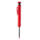 Solid Carpenter Pencil Set with 6 Refill Built-in Sharpener Deep Hole Mechanical Pencil Woodworking Tools Carpentry Scriber