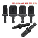 5/6pc Hex Shank Imperial Tube Pipe Expander Support for Air Conditioner Conditioning Swaging Rotary Tool Set7/8 3/4 5/8 1/2 1/4"