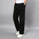 Loose Straight men pants summer Tactical Cargo Pants Multiple Pockets Fitness Work Male Trousers Streetwear Big Size 5XL