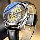 2022 New Men Watch Skeleton Automatic quartz Watch Gold Skeleton Vintage Man Watch Mens Watches Top Brand Luxury часы мужские