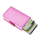 Top Quality Rfid Wallet Men Money Bag Mini Purse Male Aluminium Card Wallet Small Clutch Leather Wallet Thin Purse Carteras 2022