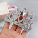Infant Newborn Baby Girls 3Pcs/Set Slipper Socks Headband Gift Foot Socks Lace Crown Hair Band Accessories Photo Props Meias