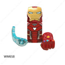 WM blocks WM6146 2412 2413 2414 2415 2416 2417 2418 2419 Disney anime bricks mini action toy figures Assemble blocks toys gifts