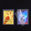 Pokemon Card Sleeves 100 Counts Transparent Playing Games VMAX Protector Cards Folder Yugioh Pokémon Case Holder Kids Toy Gift