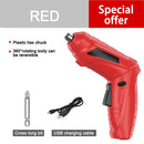 Electric Screwdriver Battery Rechargeable Cordless Screwdriver Powerful Impact Wireless Screwdriver Drill Electric Screw Driver