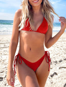 Sexy Micro Bikinis 2022 Woman Criss Cross Swimwear Women Swimsuit Summer String Thong Bikinis Set 2 Piece Bathing Suit Beachwear