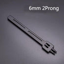 1PC 4/5/6mm Leather Black Round Hole Row Punch Tool DIY Round Stitching Punch Sewing Stitching Punch Carving Work Saddle Set