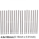 20 Pcs Stainless Steel Metal Cable Ties Exhaust Wrap Coated Locking Metal Zip-Exhaust Multifunctional Locking Cable Ties