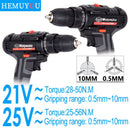 Cordless Screwdriver Electric Screwdriver Cordless Drill Power Tools Handheld Drill Lithium Battery Charging Drill + Battery