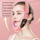 Facial Lifting Device LED Photon Therapy Facial Slimming Vibration Massager Double Chin V Face Shaped Cheek Lift Belt Machine