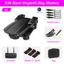 XKJ 2022 New E99 RC Mini Drone 4K 1080P 720P Dual Camera WIFI FPV Aerial Photography Helicopter Foldable Quadcopter Dron Toys